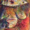 Femme avec l'âne - 90X60 - 2017